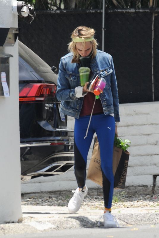 CARA DELEVINGNE and ASHLEY BENSON Out in Los Angeles 06/11/2019