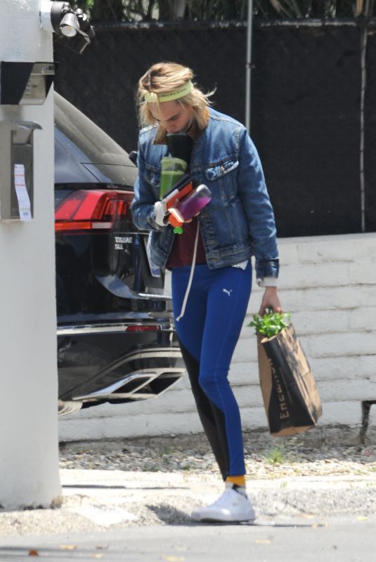 CARA DELEVINGNE at Groceries Store in Los Angeles 06/11/2019