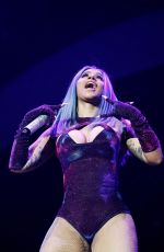 CARDI B Performs at Staples Center Concert during BET Experience in Los Angeles 06/22/2019