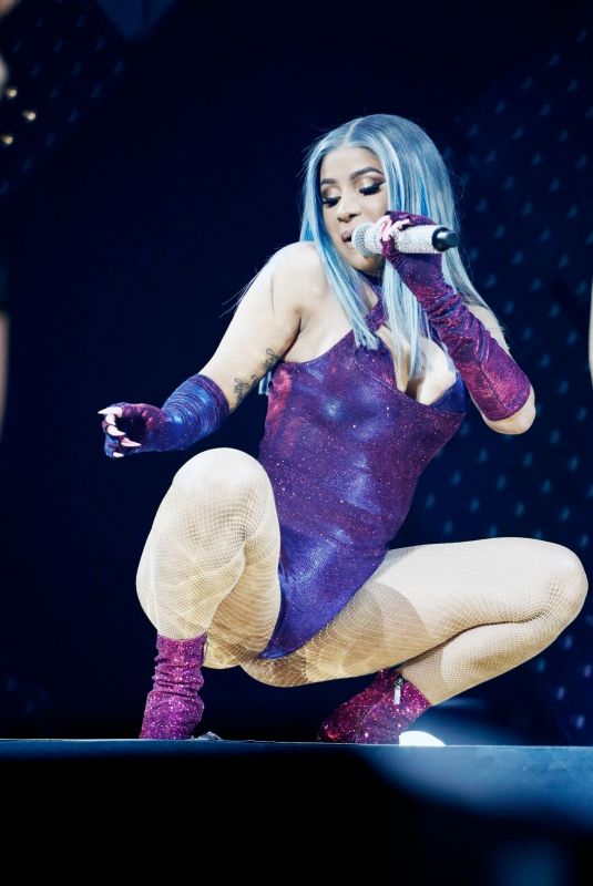 CARDI B Performs at Staples Center Concert during BET Experience in Los Angeles 06/22/2019