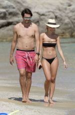 CAROLINA DIAS in Bikini at Ricardo Kaka at a Beach in Mykonos 06/24/2019