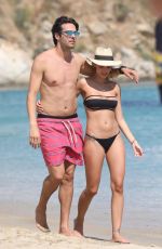 CAROLINA DIAS in Bikini at Ricardo Kaka at a Beach in Mykonos 06/24/2019