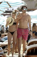 CAROLINA DIAS in Bikini at Ricardo Kaka at a Beach in Mykonos 06/24/2019