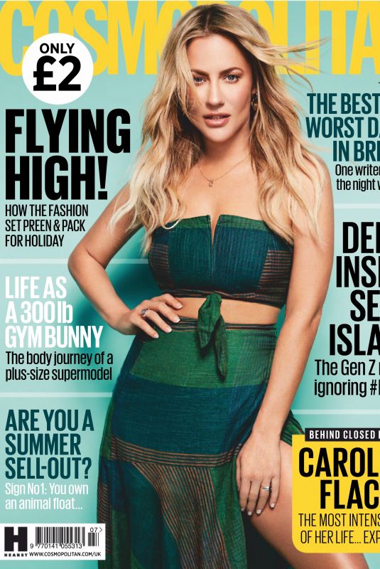 CAROLINE FLACK in Cosmopolitan Magazine, UK July 2019