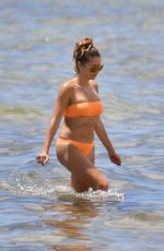 CATHY HUMMELS in Bikini at a Beach in Miami 06/13/2019