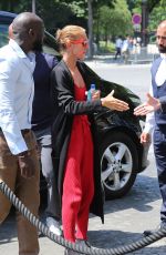 CELINE DION Out and About in Paris 06/26/2019