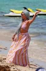 CHANEL WEST COAST in Bikini on the Beach in Miami 06/23/2019