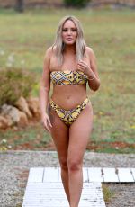 CHARLOTTE CROSBY in Bikini on Vacation in Ibiza 06/15/2019