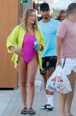 CHARLOTTE CROSBY in Swimsuit on Holiday in Ibiza 06/15/2019