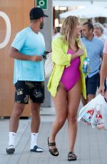 CHARLOTTE CROSBY in Swimsuit on Holiday in Ibiza 06/15/2019