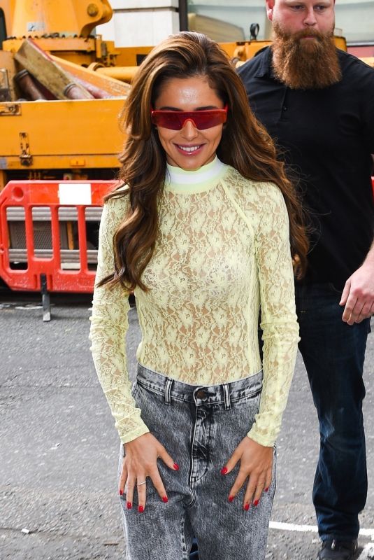 CHERYL COLE Arrives at BBC Radio 2 in London 06/15/2019