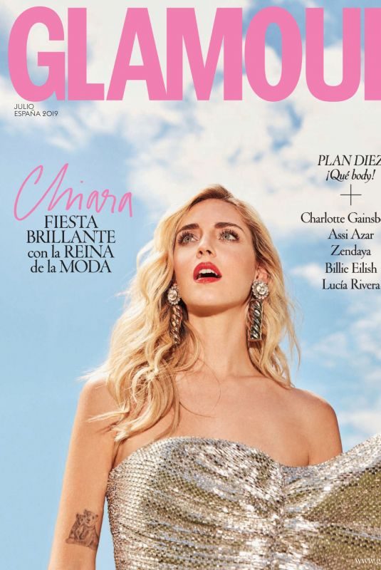 CHIARA FERRAGNI in Glamour Magazine, Spain July 2019