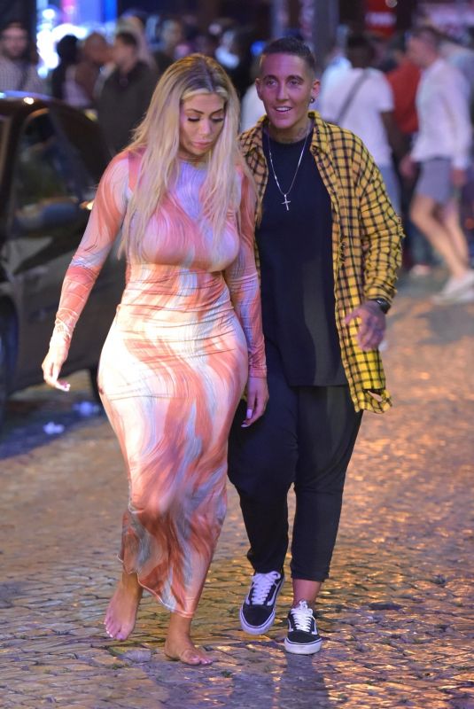 CHLOE FERRY Filming Geordie Shore in Portugal 06/26/2019