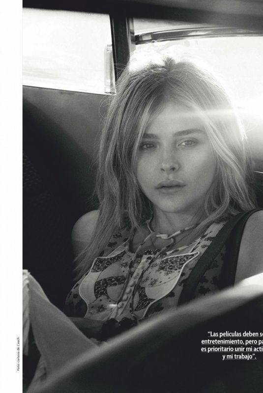CHLOE MORETZ in Fotogramas Magazine, July 2019