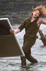 CHLOE MORETZ on the Set of Shadow in the Cloud in New Zealand 06/10/2019
