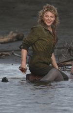 CHLOE MORETZ on the Set of Shadow in the Cloud in New Zealand 06/10/2019