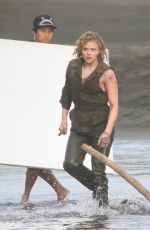CHLOE MORETZ on the Set of Shadow in the Cloud in New Zealand 06/10/2019