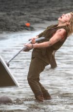 CHLOE MORETZ on the Set of Shadow in the Cloud in New Zealand 06/10/2019
