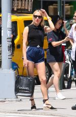CHLOE SEVIGNY in Shorts Out in New York 06/09/2019