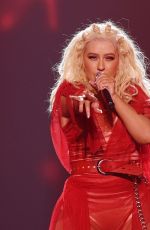 CHRISTINA AGUILERA Performs at Christina Aguilera: The Xperience at Planet Hollywood Resort & Casino 06/01/2019