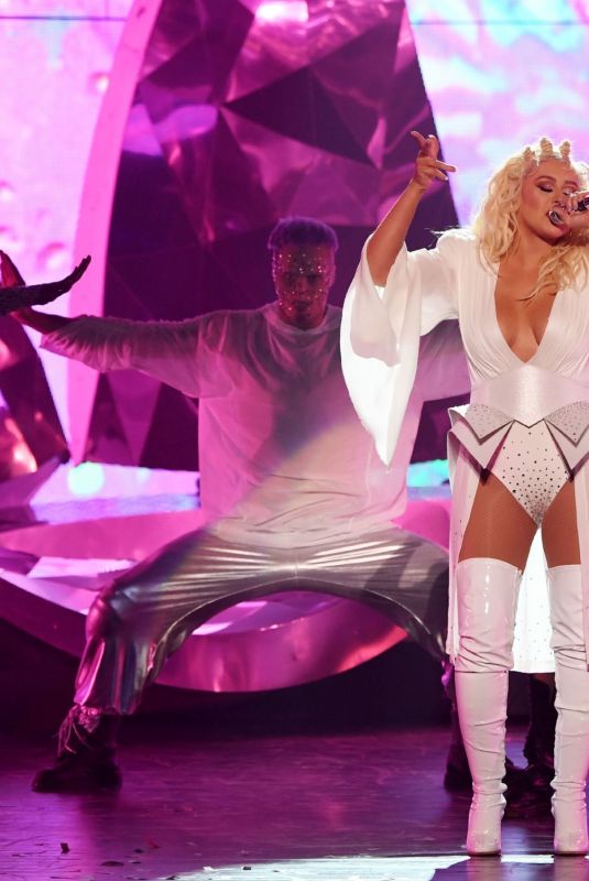 CHRISTINA AGUILERA Performs at Christina Aguilera: The Xperience at Planet Hollywood Resort & Casino 06/01/2019