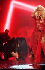 CHRISTINA AGUILERA Performs at Christina Aguilera: The Xperience at Planet Hollywood Resort & Casino 06/01/2019