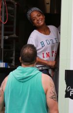 CHRISTINA MILIAN at Her Beignet Box Dessert Truck in Studio City 06/21/2019