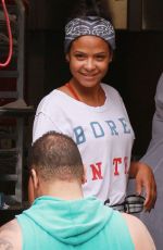 CHRISTINA MILIAN at Her Beignet Box Dessert Truck in Studio City 06/21/2019