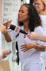 CHRISTINA MILIAN Working at Her Beignet Box Food Truck in Studio City 06/14/2019