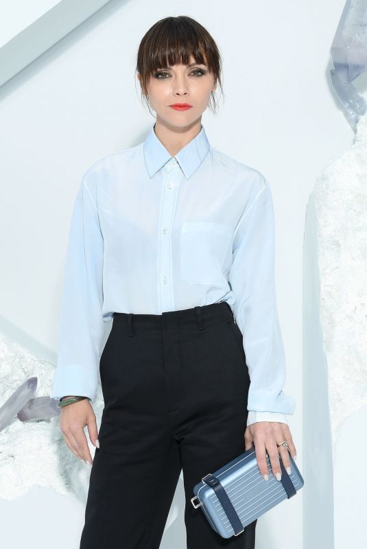 CHRISTINA RICCI at Dior Homme Menswear Spring/Summer 2020 Fashion Show in Paris 06/21/2019
