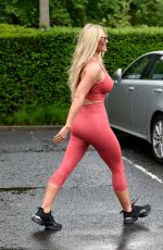 CHRISTINE MCGUINNESS in Tights Leaves a Gym in Cheshire 06/25/2019