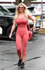 CHRISTINE MCGUINNESS in Tights Leaves a Gym in Cheshire 06/25/2019