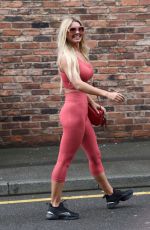 CHRISTINE MCGUINNESS in Tights Leaves a Gym in Cheshire 06/25/2019