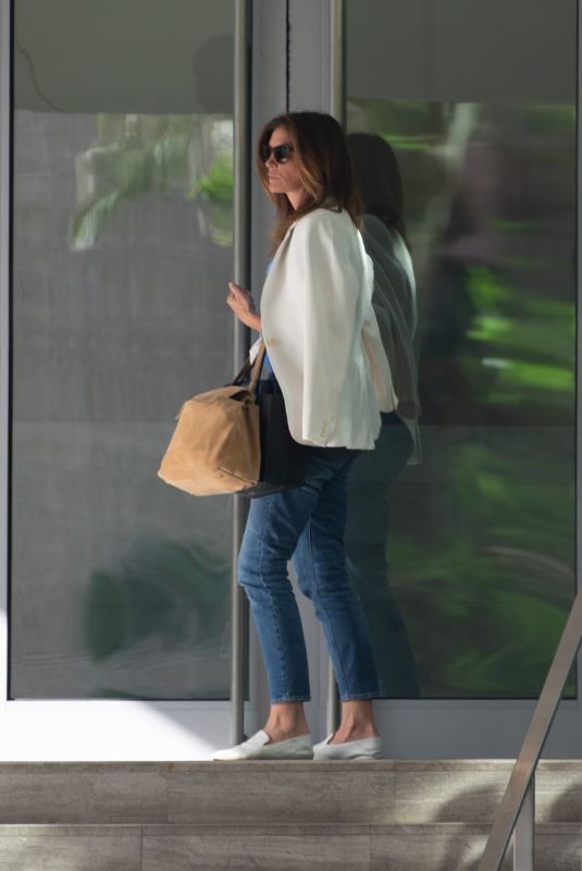 CINDY CRAWFORD and KAIA GERBER Out in Miami 06/21/2019