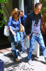 CINDY CRAWFORD and Rande Gerber Leaves Mercer Hotel in New York 06/11/2019