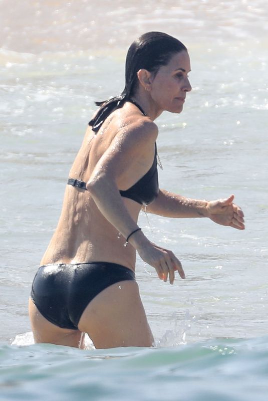 COURTENEY COX in Bikini Celebrates Her 55th Birthday in Cabo 06/19/2019