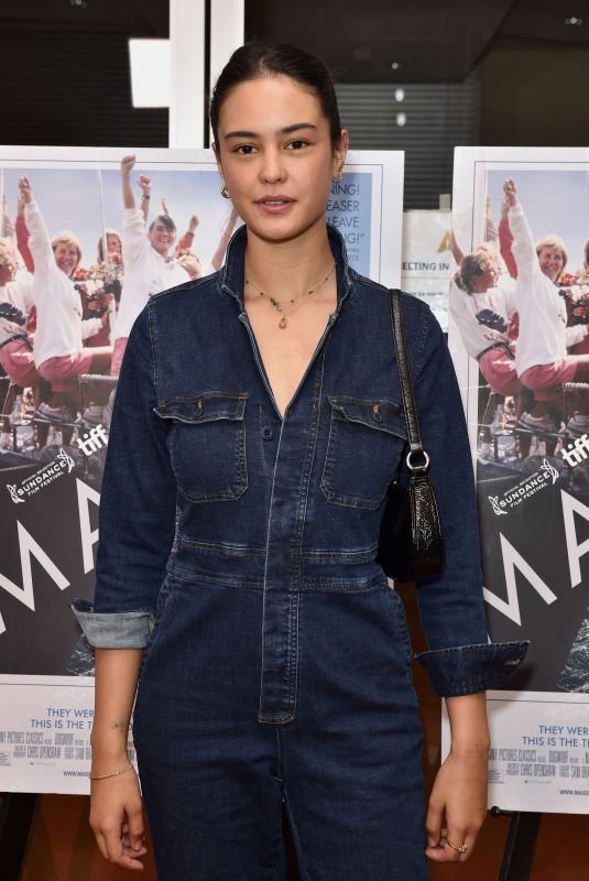 COURTNEY EATON at Maiden Premiere at Linwood Dunn Theate in Los Angeles 06/14/2019