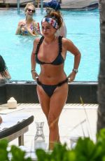 COURTNEY GREEN in Bikini at a Pool in Miami 06/07/2019