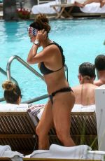 COURTNEY GREEN in Bikini at a Pool in Miami 06/07/2019