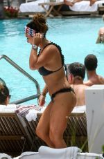 COURTNEY GREEN in Bikini at a Pool in Miami 06/07/2019