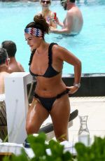 COURTNEY GREEN in Bikini at a Pool in Miami 06/07/2019
