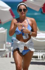 COURTNEY GREEN in Bikini on the Beach in Miami 06/06/2019
