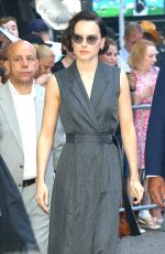 DAISY RIDLEY Arrives at Good Morning America in New York 06/26/2019