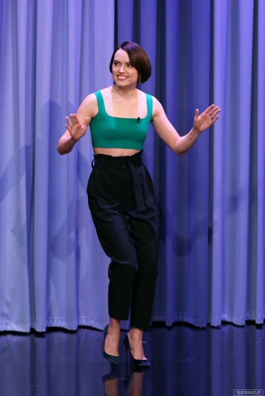 DAISY RIDLEY at Tonight Show Starring Jimmy Fallon in New York 06/26/2019