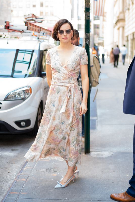 DAISY RIDLEY Out and About in New York 06/26/2019