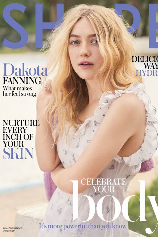 DAKOTA FANNING in Shape Magazine, July/August 2019