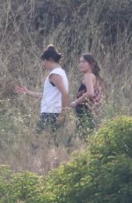 DAKOTA JOHNSON on the Set of Covers at Griffith Park in Los Angeles 06/10/2019