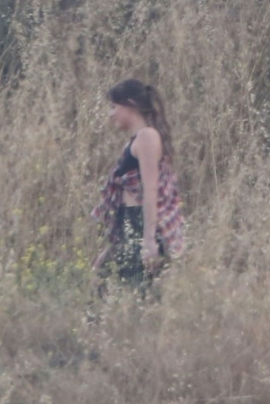 DAKOTA JOHNSON on the Set of Covers at Griffith Park in Los Angeles 06/10/2019