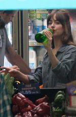 DAKOTA JOHNSON on the Set of Covers in a Convenience Store in Los Angeles 06/16/2019