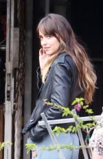 DAKOTA JOHNSON on the Set of Covers in a Convenience Store in Los Angeles 06/16/2019